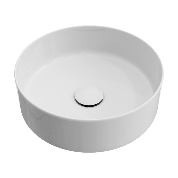 fienza Reba Above Counter Basin Gloss White
