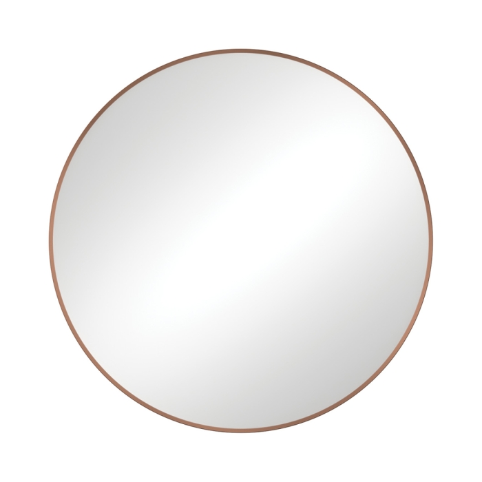 fienza Reba Brushed Copper Framed Mirror 800mm