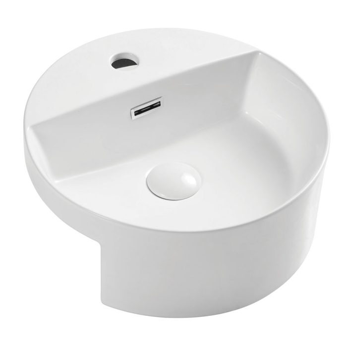 fienza Reba Semi-Recessed Basin With Tap Hole