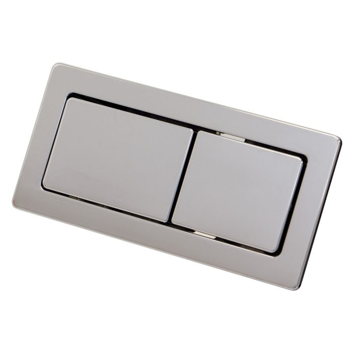fienza Rectangular Chrome Flush Buttons