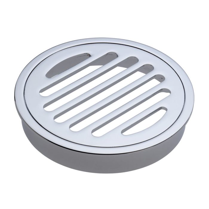 fienza Round Floor Waste Round Grate 100mm Outlet