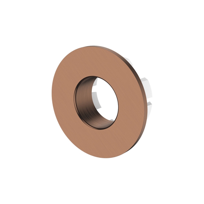 fienza Round Overflow Ring Brushed Copper
