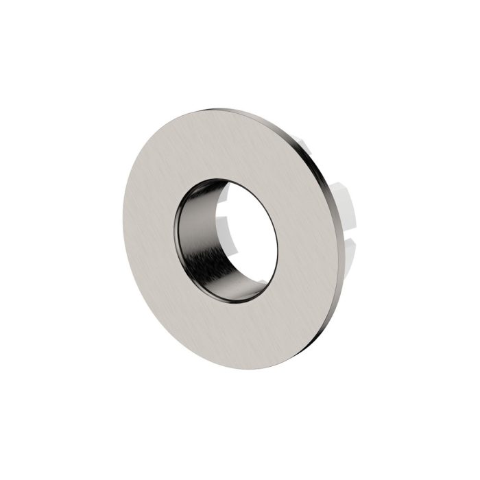 fienza Round Overflow Ring Brushed Nickel