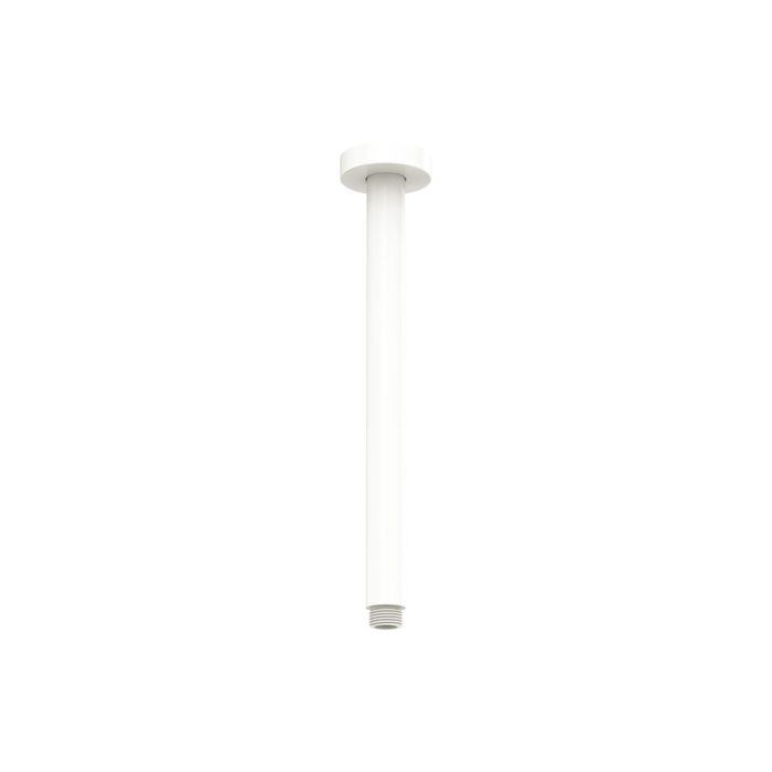 fienza Round Shower Dropper 300mm Matte White