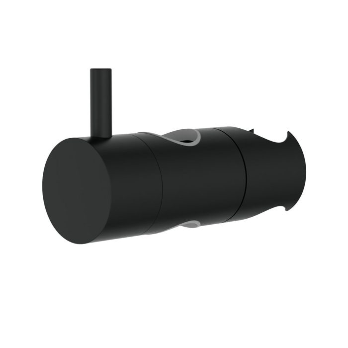 fienza Round Slider for Shower Rail Matte Black