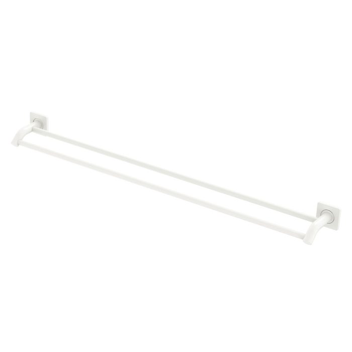 fienza Sansa Double Towel Rail 900mm Matte White