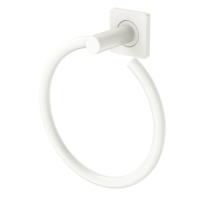 fienza Sansa Hand Towel Ring Matte White