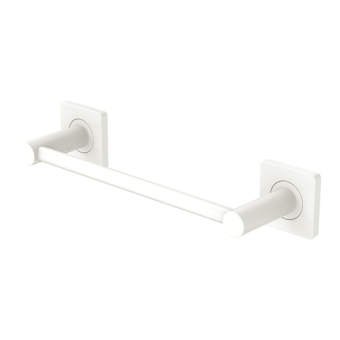 fienza Sansa Single Towel Rail 300mm Matte White