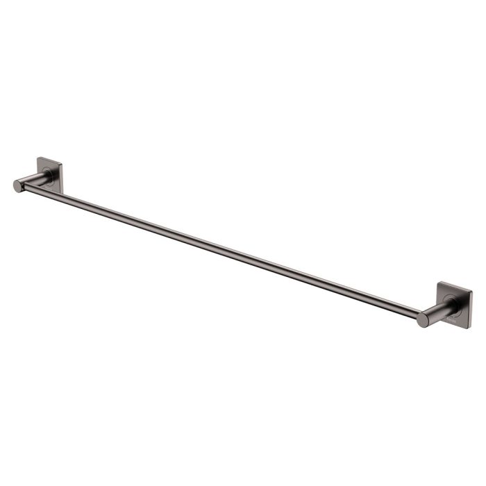 fienza Sansa Single Towel Rail 900mm Gun Metal