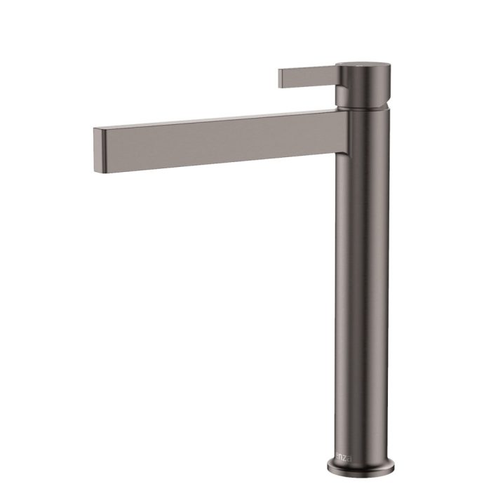 fienza Sansa Tall Basin Mixer Gun Metal