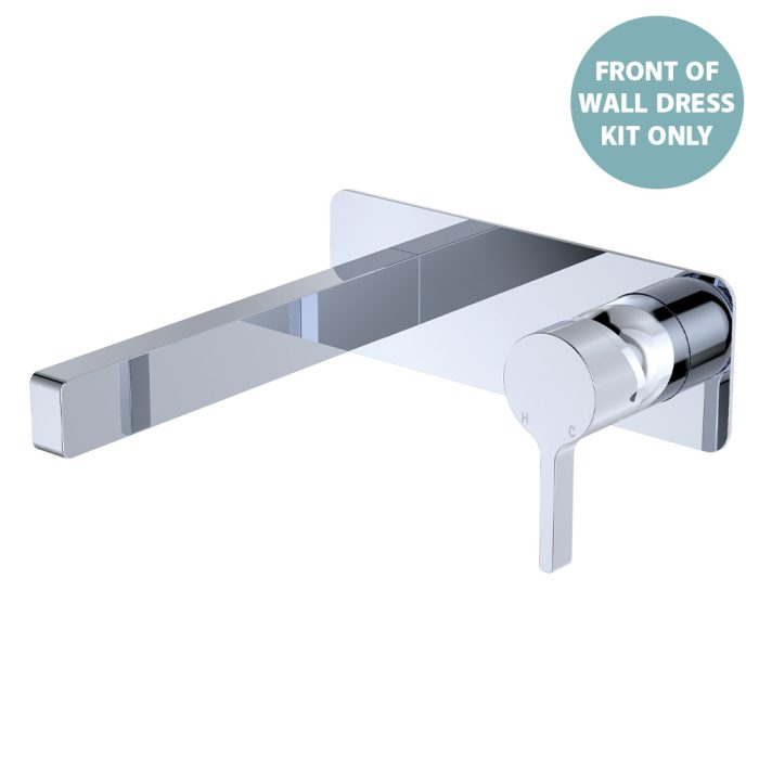 fienza Sansa Wall Bath Mixer Dress Kits Chrome