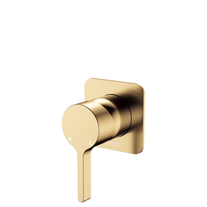 fienza Sansa Wall Mixer Square Plate Urban Brass