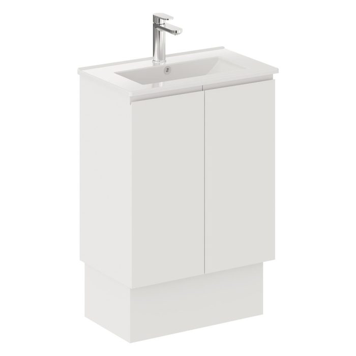 fienza Siska Slim 600 Vanity on Kickboard