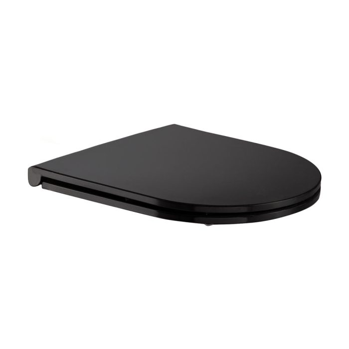 fienza Slim Toilet Seat Matte Black