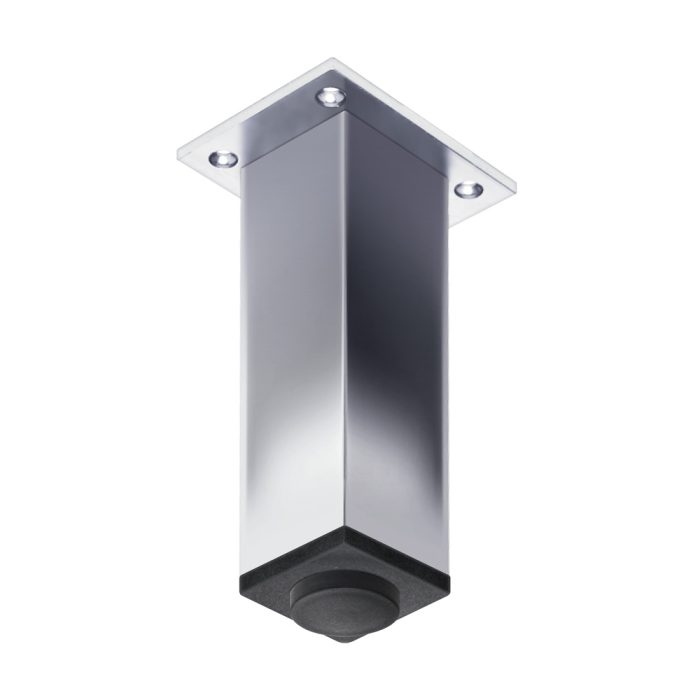 fienza Square Chrome Adjustable Leg