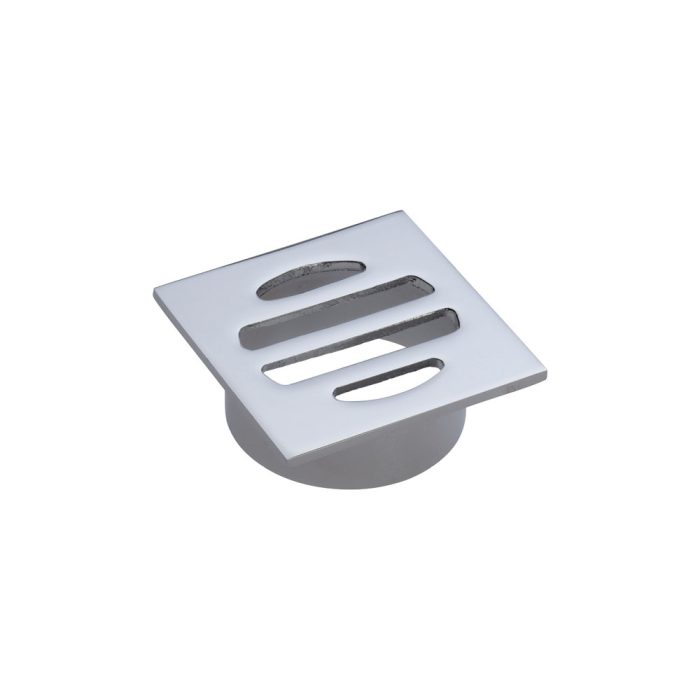 fienza Square Floor Waste Round Grate 50mm Outlet