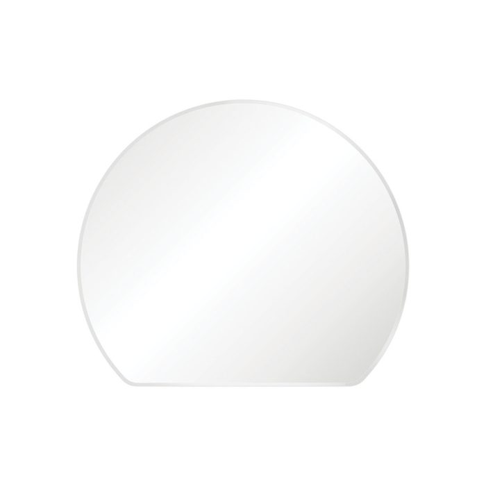 fienza Sunrise Matte White Round Framed Mirror