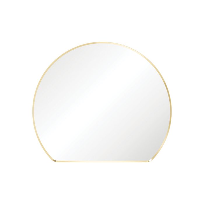 fienza Sunrise Urban Brass Round Framed Mirror