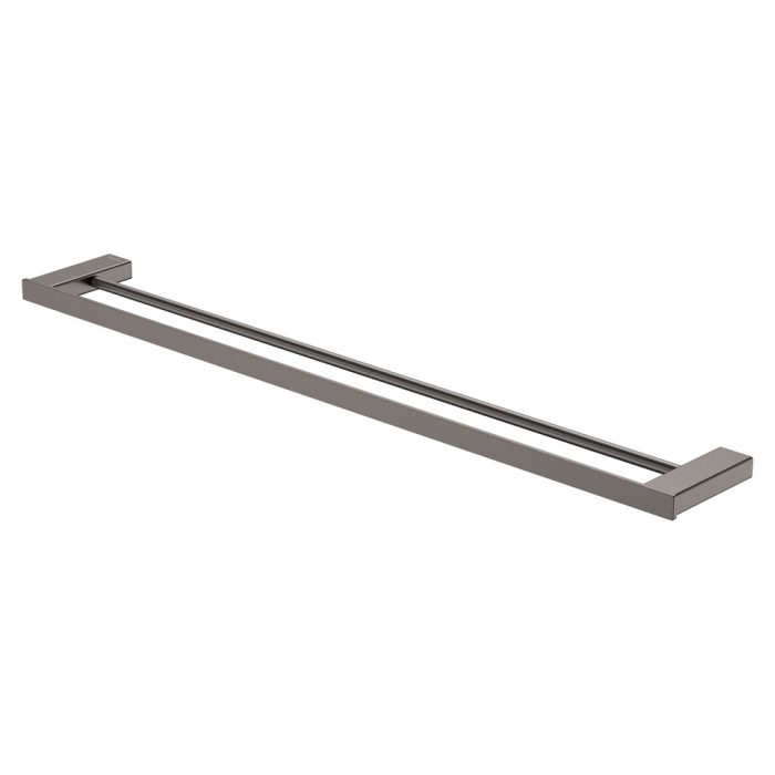 fienza Tono Double Towel Rail 810 mm Gun Metal