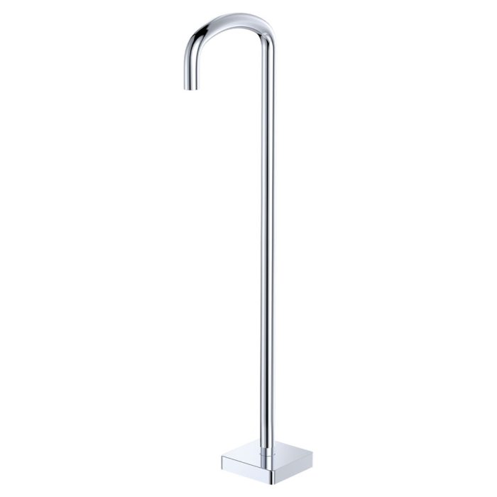 fienza Tono Floor Mounted Bath Outlet Chrome