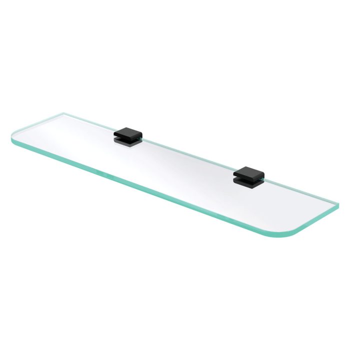 fienza Tono Glass Shelf Matte Black