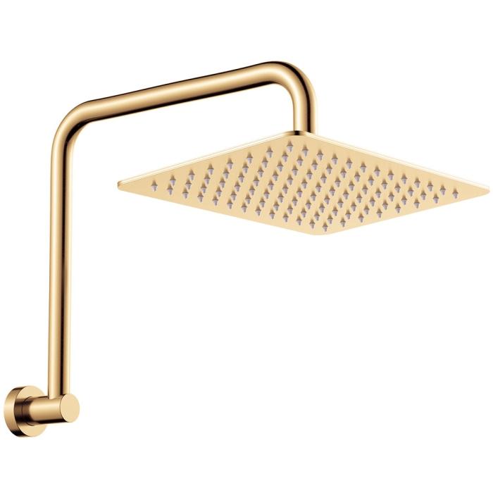 fienza Tono Gooseneck Shower Arm Set Urban Brass