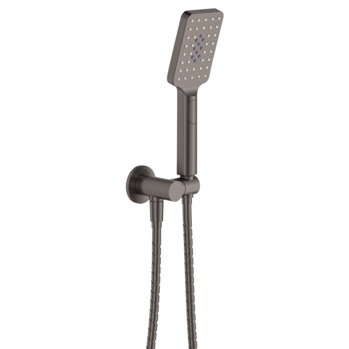 fienza Tono Hand Shower Round Plate Gun Metal