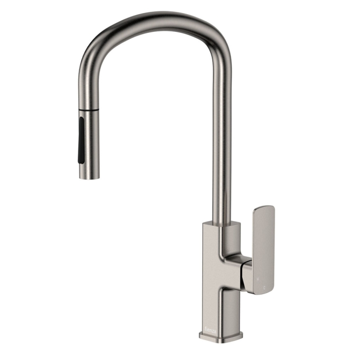 fienza Tono Pull Out Sink Mixer Brushed Nickel fienza Tono Pull Out Sink Mixer Brushed Nickel