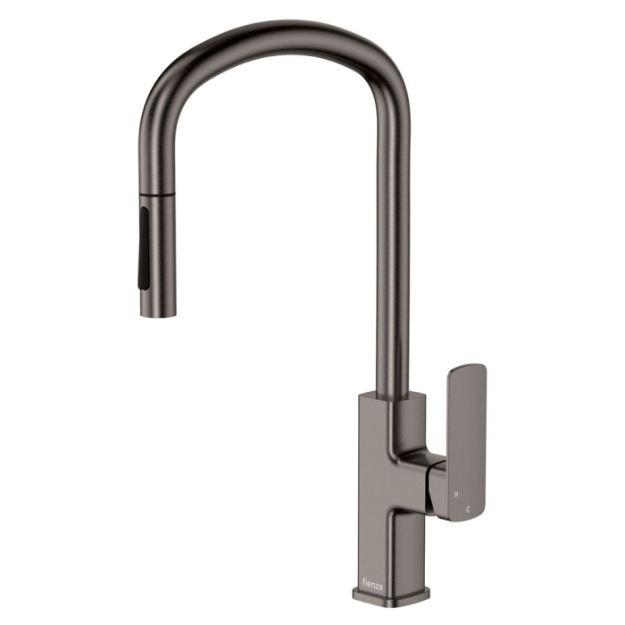 fienza Tono Pull Out Sink Mixer Gun Metal fienza Tono Pull Out Sink Mixer Gun Metal