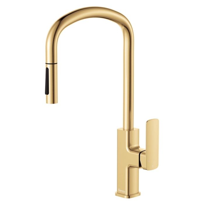 fienza Tono Pull Out Sink Mixer Urban Brass fienza Tono Pull Out Sink Mixer Urban Brass
