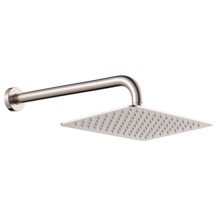 fienza Tono Shower Arm Set Brushed Nickel