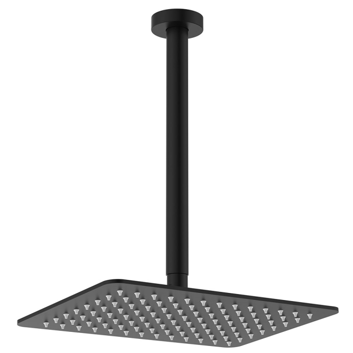 fienza Tono Shower Dropper Set Matte Black