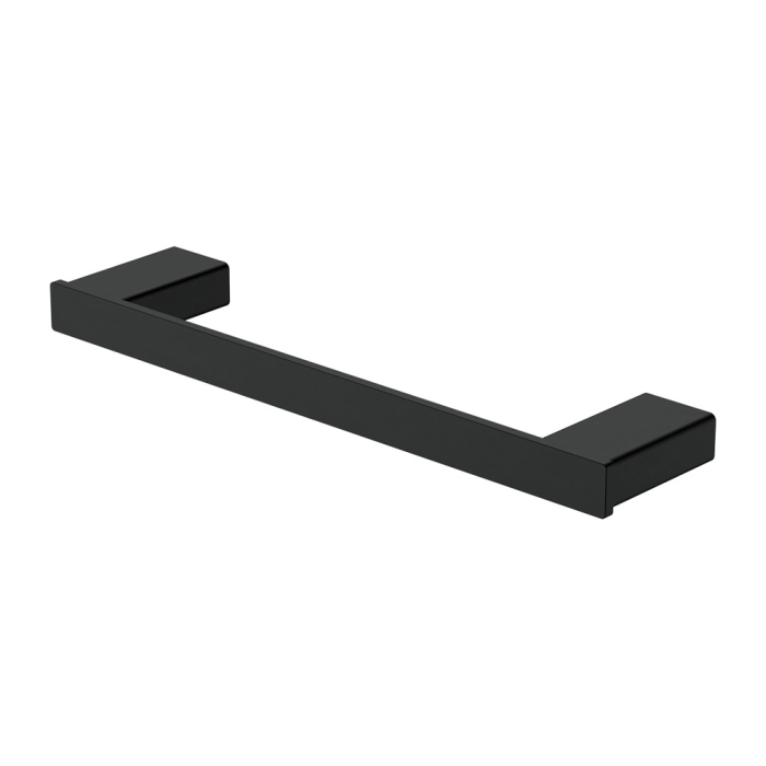fienza Tono Single Towel Rail 300mm Matte Black