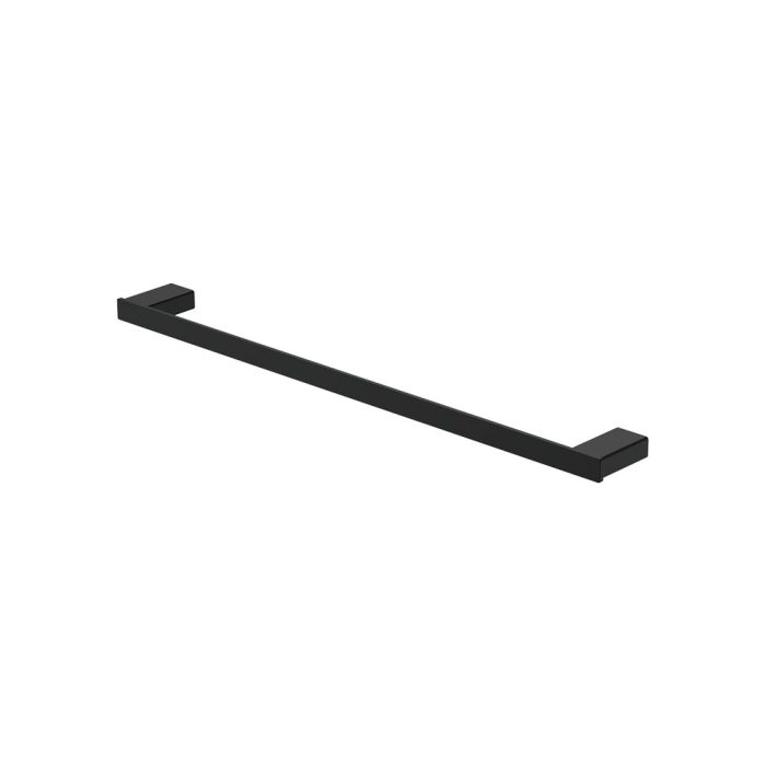 fienza Tono Single Towel Rail 610 mm Matte Black