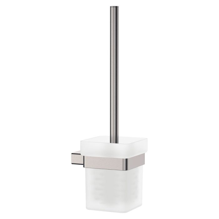 fienza Tono Toilet Brush & Holder Brushed Nickel