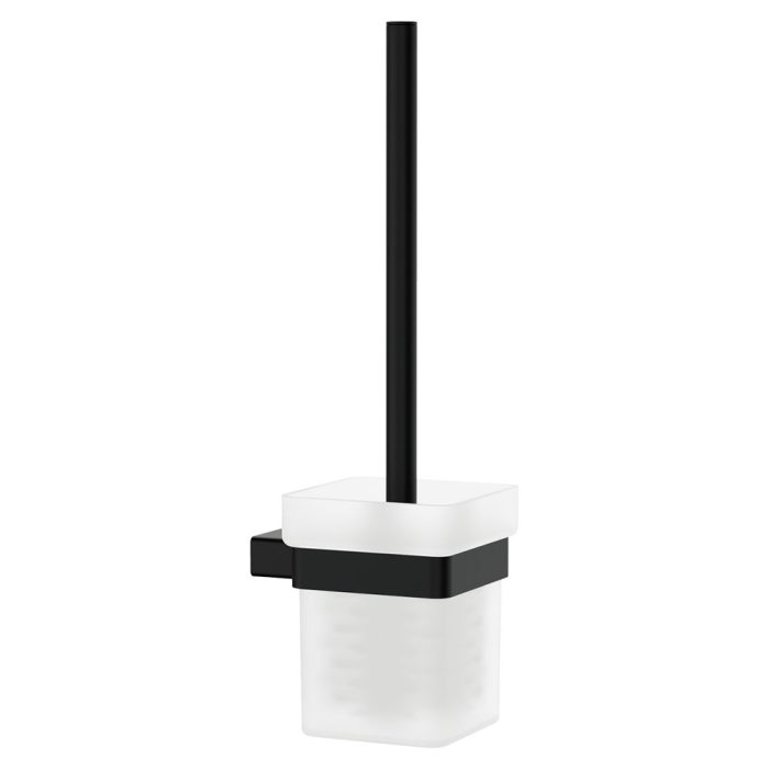fienza Tono Toilet Brush & Holder Matte Black