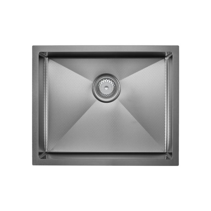 fienza Hana Anti-Scratch 40L Single Kitchen Sink PVD Gun Metal