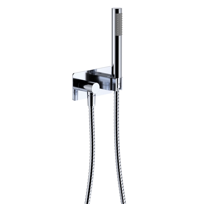 fienza Isabella Hand Shower Rectangular Plate Chrome