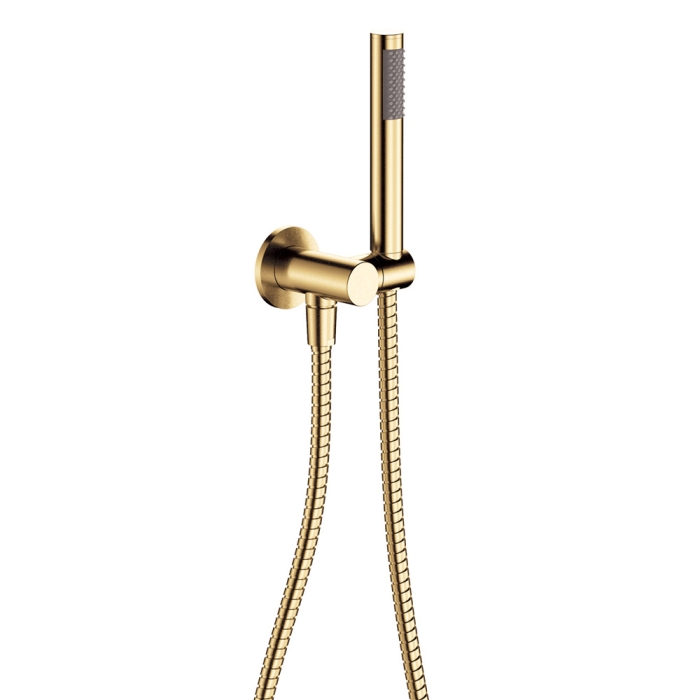 fienza Isabella Hand Shower Round Plate Urban Brass