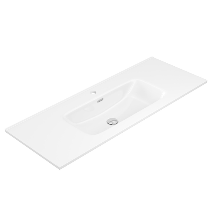 fienza Joli Gloss Full Depth Ceramic Basin Top 1200mm 1TH