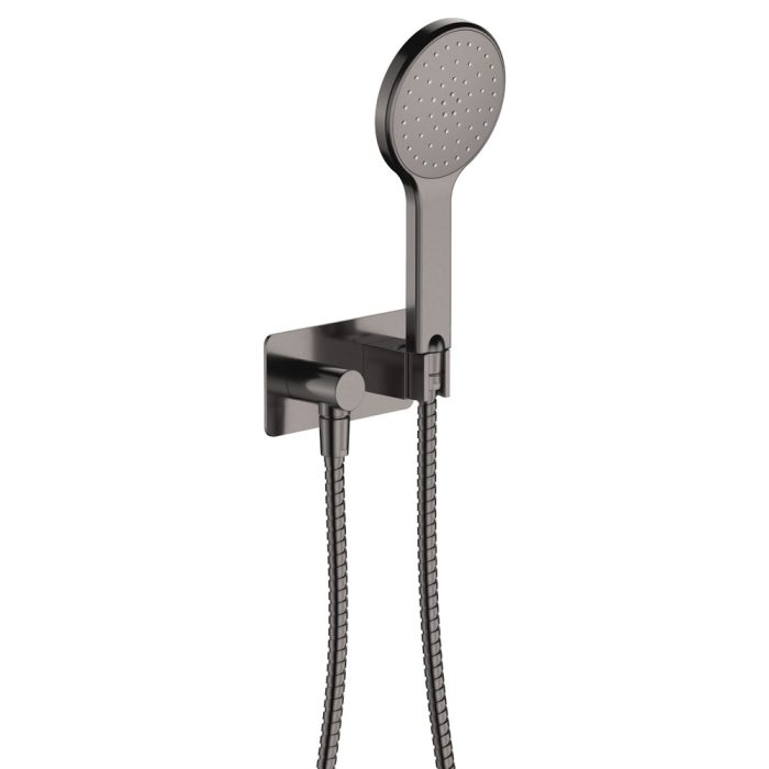 fienza Kaya Hand Shower Rectangular Plate Gun Metal
