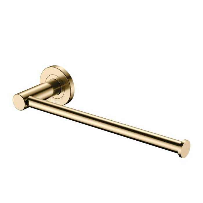 fienza Kaya Hand Towel Rail / Toilet Roll Holder Urban Brass