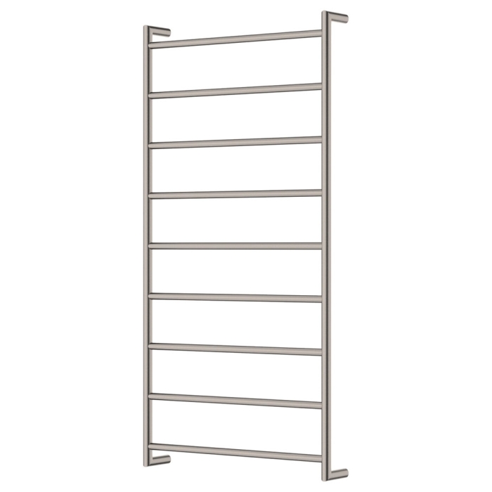fienza Kaya Heated Towel Rail 600 x 1200mm Brushed Nickel