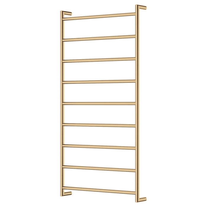 fienza Kaya Heated Towel Rail 600 x 1200mm Urban Brass