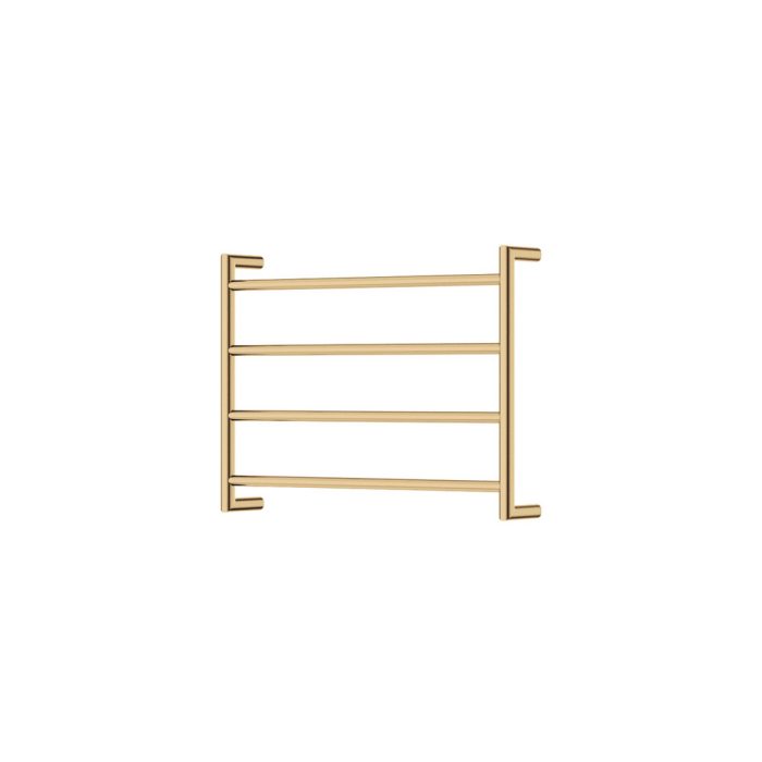 fienza Kaya Heated Towel Rail 600 x 450mm Urban Brass