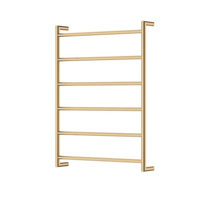 fienza Kaya Heated Towel Rail 600 x 800mm Urban Brass