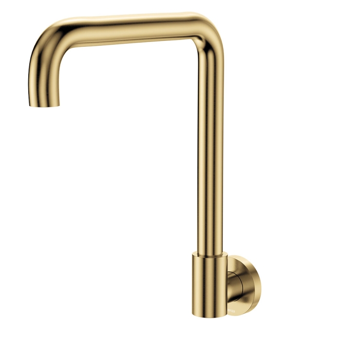 fienza Kaya Squareline Wall Swivel Outlet Set Urban Brass