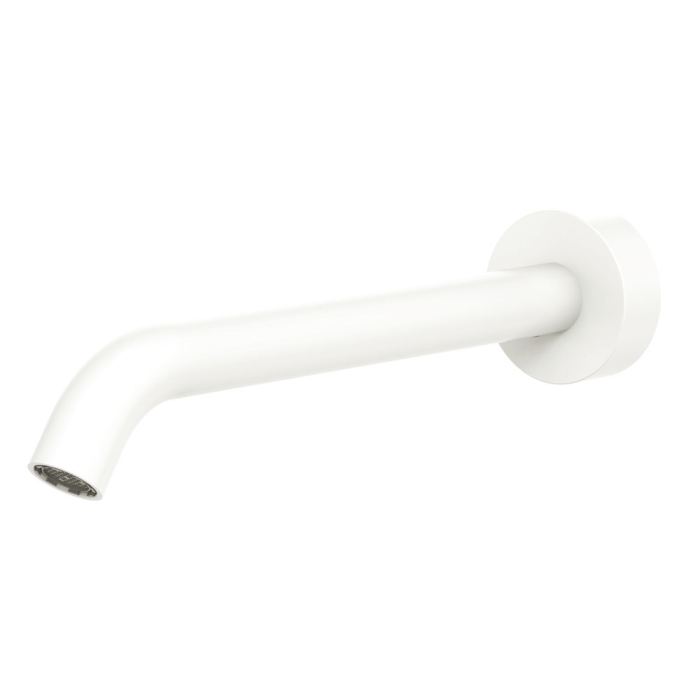 fienza Kaya Wall Basin/Bath Outlet 220mm Matte White