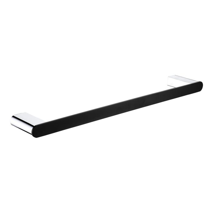 fienza Lincoln Single Towel Rail 600 mm Mixed Finish