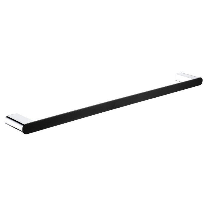 fienza Lincoln Single Towel Rail 900 mm Mixed Finish